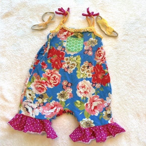 Matilda Jane floral romper - Picture 1 of 4
